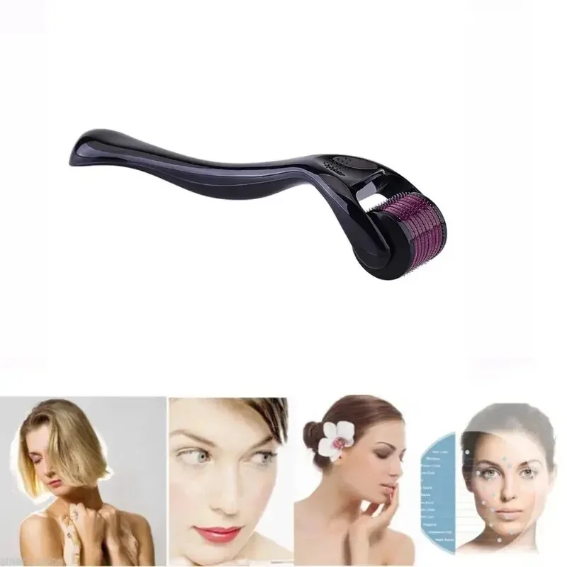 Rodillo de Microneedling 0.25mm 540 Agujas de Titanio para Cara