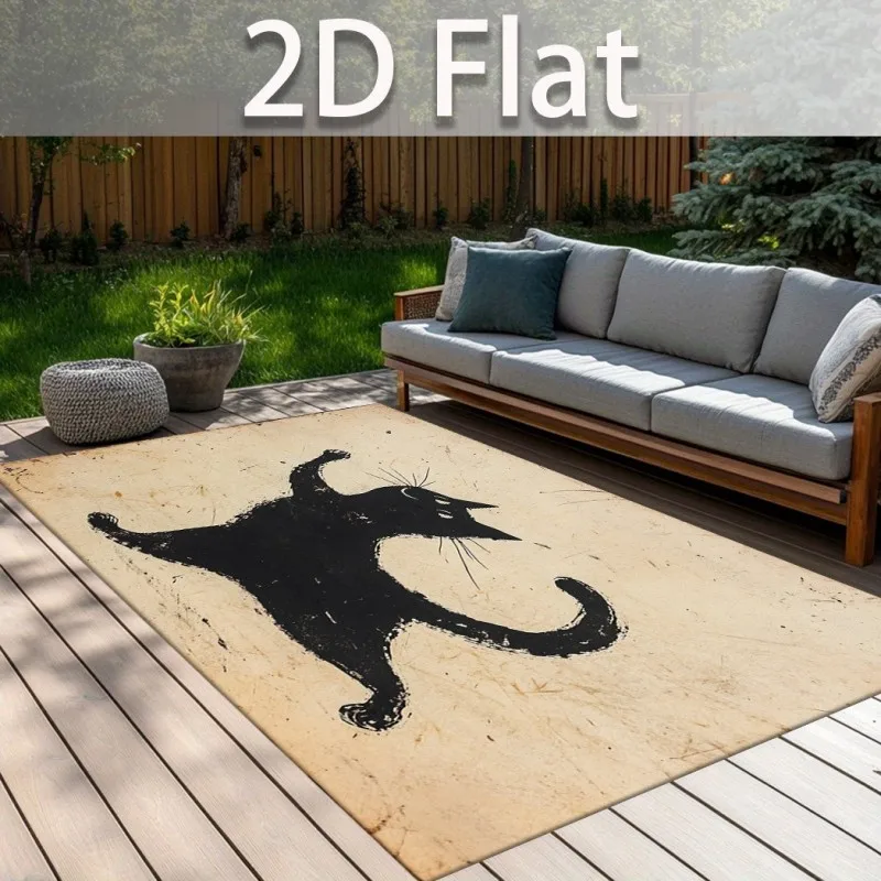 Tropical Snake Rug Dark Botanical Printed Home Carpet Soft Non-Slip Flannel Floor Mat Hibiscus Decor