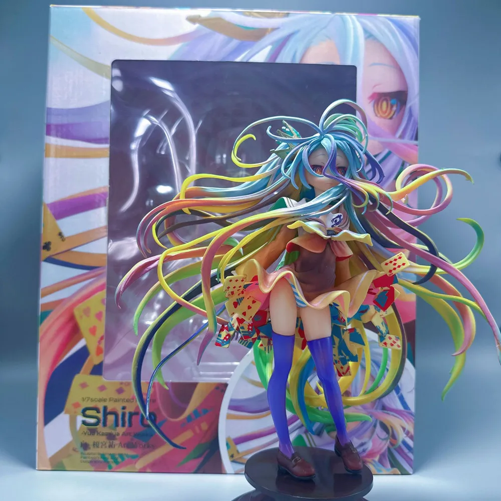 28 cm pas de jeu pas de vie Shiro figurine Collection ornement cadeaux œuvres d'art bidimensionnel fille Pvc modèle jouets bureau Gk