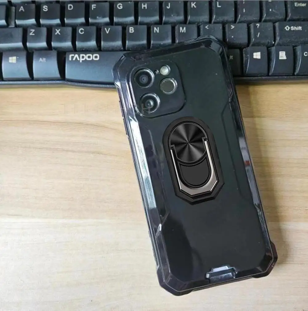 Dla Blackview BV8900 Pro 6.5 "tylny palec serdeczny miękki TPU silikonowy futerał na BlackviewBV8900 BV8900Pro uchwyt na telefon