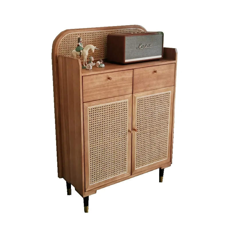 

Entrance cabinet Nordic living room storage bucket cabinet Homestay simple modern tea cabinet