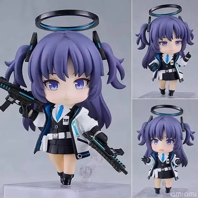Blue Archive Yuuka Hayase Q-Version Actionfigur Sammlerstück PVC Anime-Modell Desktop-Dekoration Trendige Spielzeuge Überraschungsgeschenk