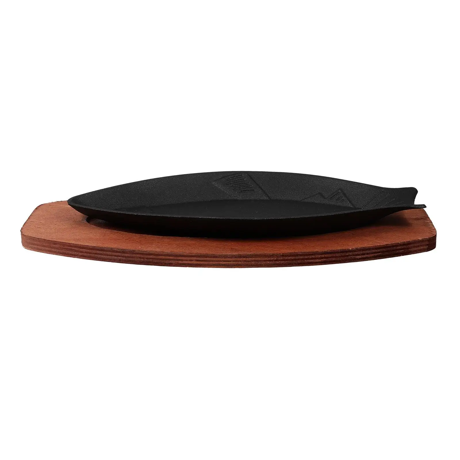

Fish Shaped stick Frying Pan Cast Iron Grill Plate Chic Steak Frying Pan for Barbecue Pancake Cooking Kitchen Tool