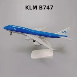 Aircraft Model 1:400 20CM B747 Scale Series Of Diecast Miniature Aviation Kid Xmas Gift Toy Airplanes Decoration