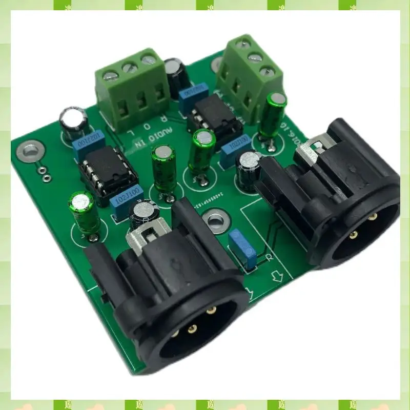 2025 เครื่องขยายเสียง Dual Channel,DRV134PA Dual Channel Single-Ended Conversion Balance Board สําหรับ Front-End Output Balance,เครื่องขยายเสียง D