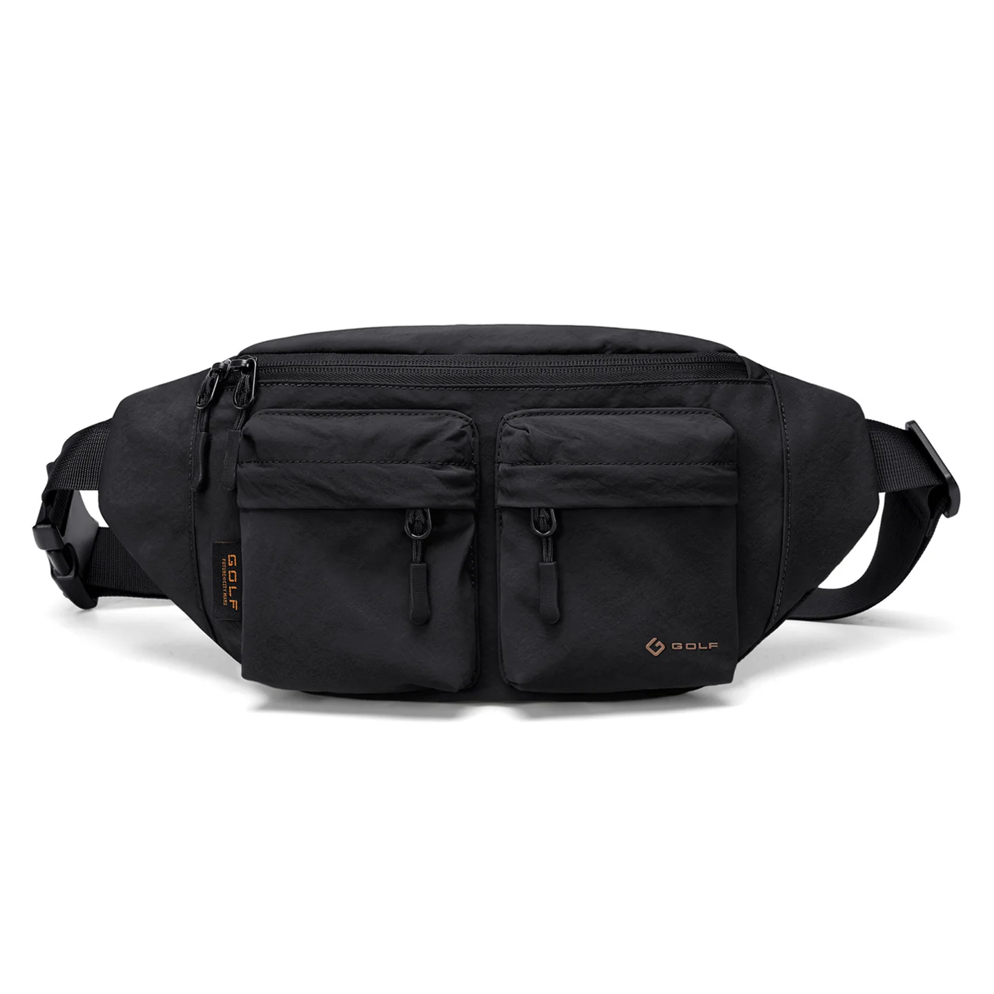 GOLF Multi-Functional Waist Bag for Men and Women Waterproof Nylon Chest Bag Casual Sling Bag Lightweight Phone Pounch Bag