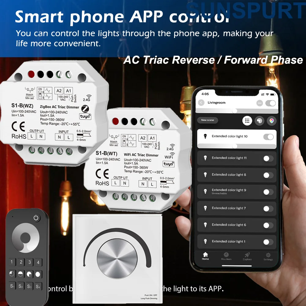 10NEW Tuya Zigbee K…