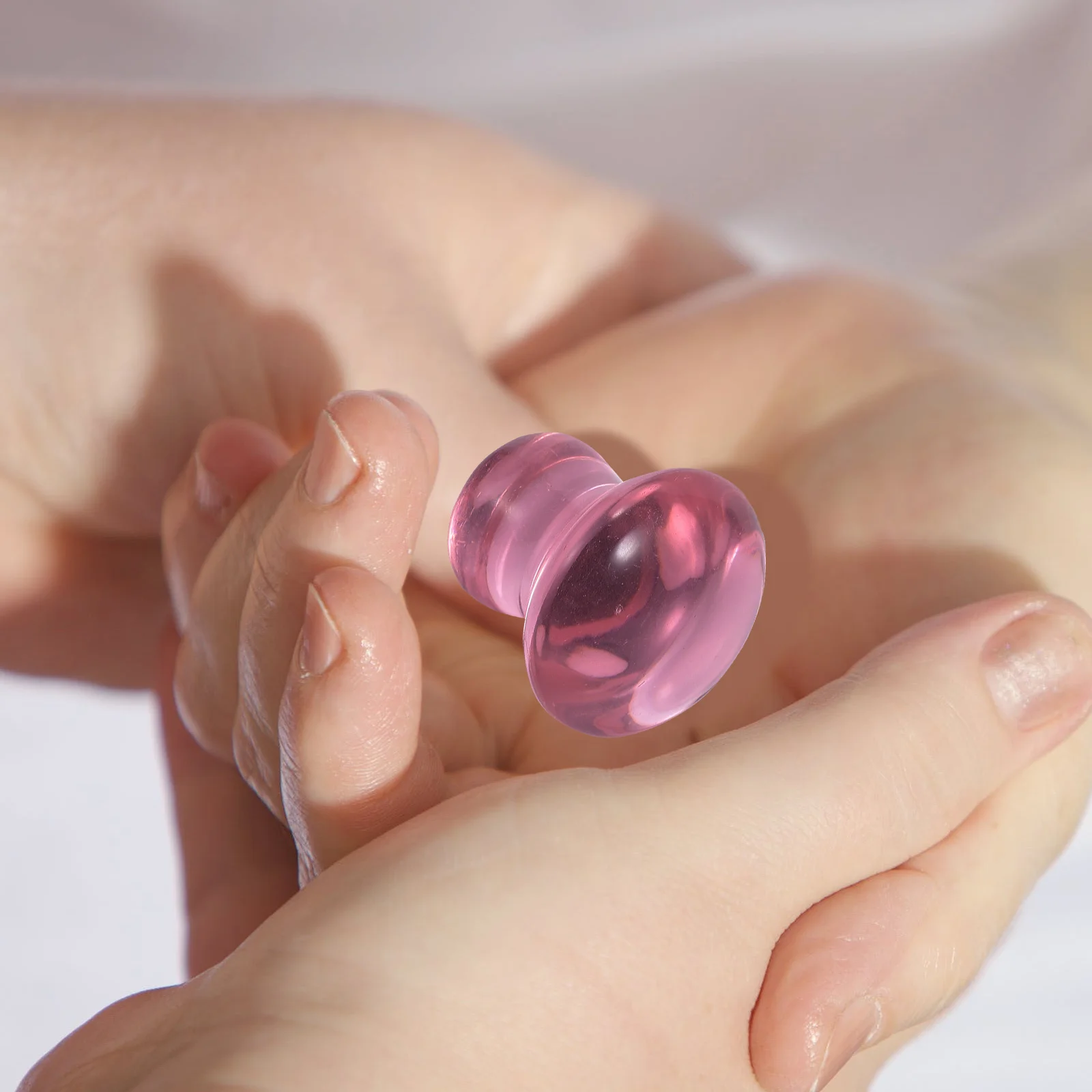 1pc Facial Gua Sha Stone Pink Mushroom Shaped Body Scraping Massager For Face Skin Care Tool Jade Massage Board Scraping Tools