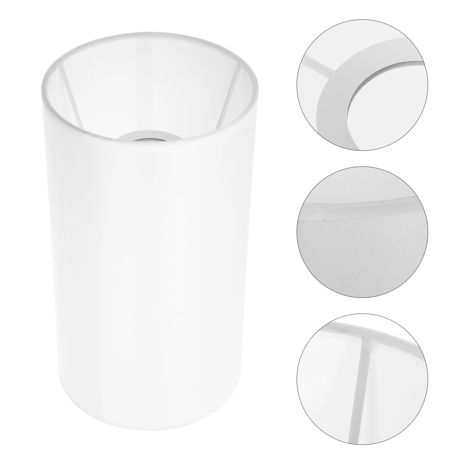 Pantalla de tela para lámpara de suelo, cubiertas de repuesto para lámpara de mesa, pantalla de lámpara de tela decorativa, cubierta de luz compacta resistente, 2 uds.