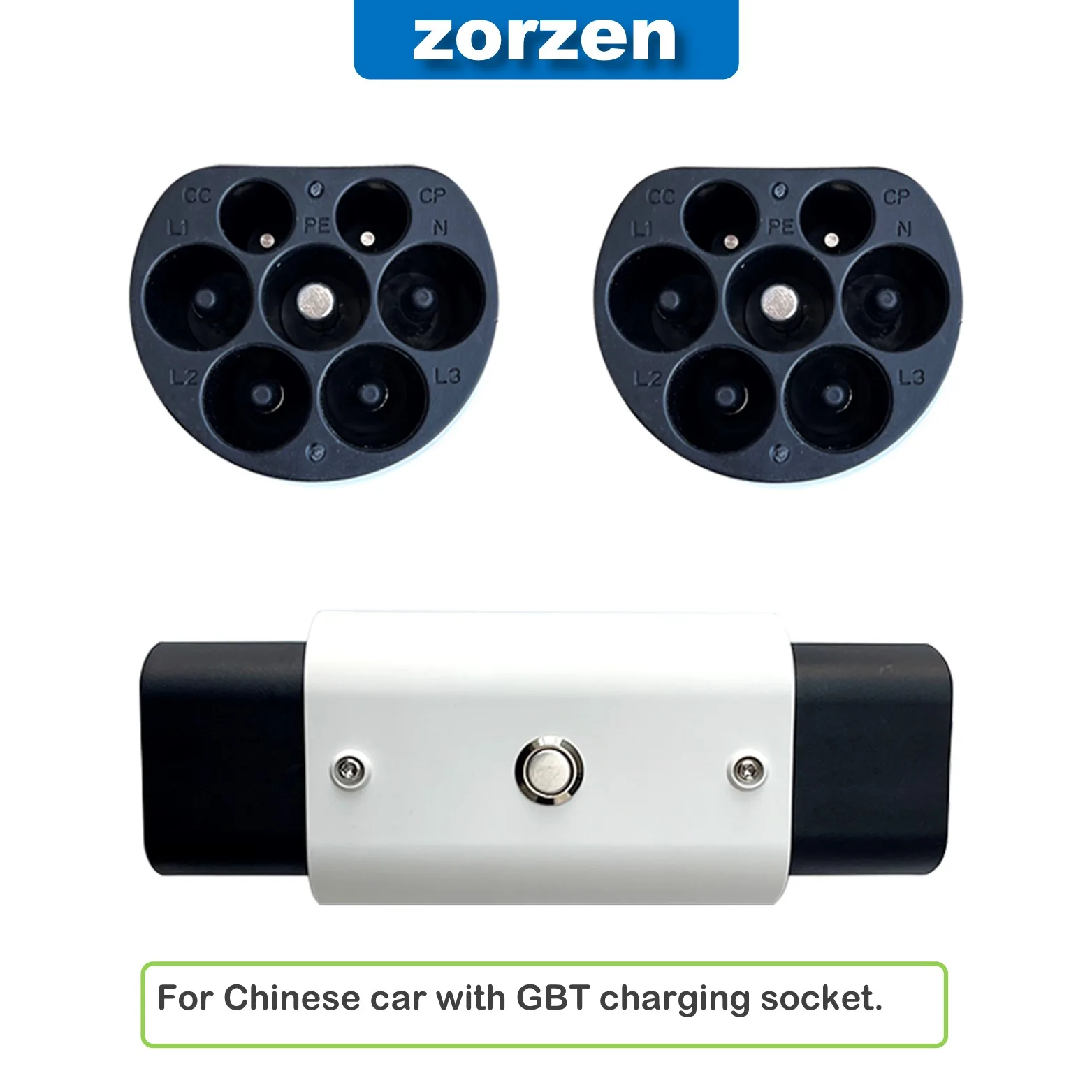 Type2 to GBT Adapter 7.2kw 22kw Compatible with Type 2 Charger for Electric Cars with Chinese GB/T Charging Socket