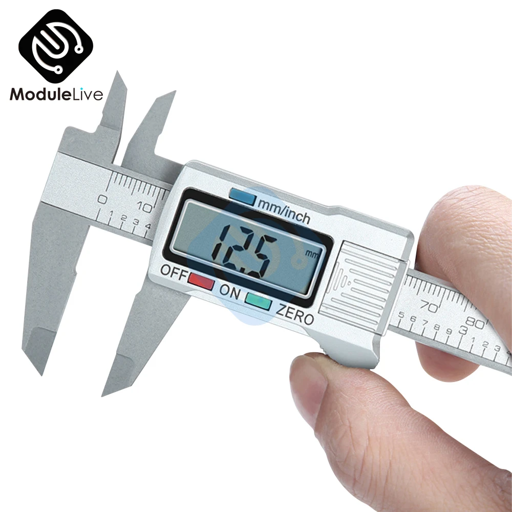 Digital Caliper 100mm 150mm Digital Micrometer Waterproof Easy Switch from Inch to Millimeter Woodworking Caliper Measuring Tool