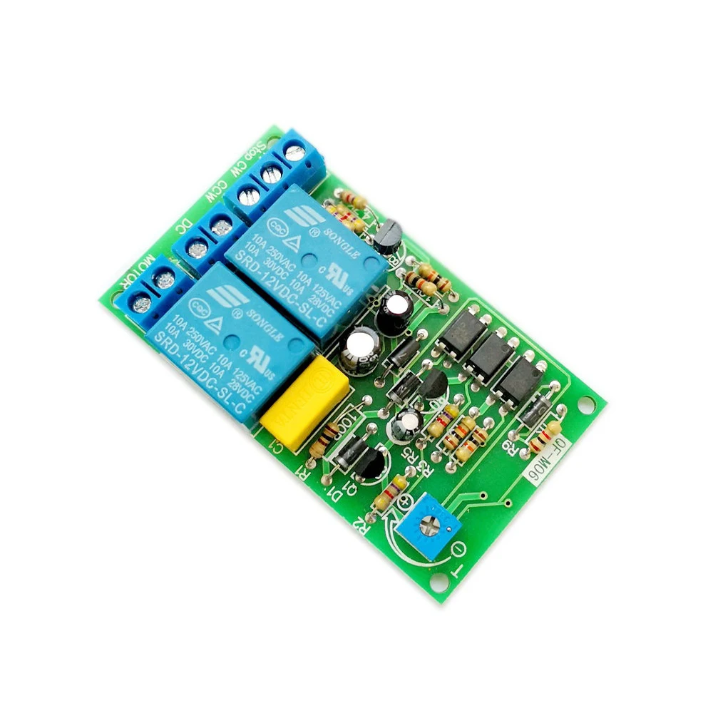 

12V/24V Motor Drive Module Forward and Reverse DC Drive Board 0-10 Second Timeout Range Bridge Drive with Timeout Automatic Stop