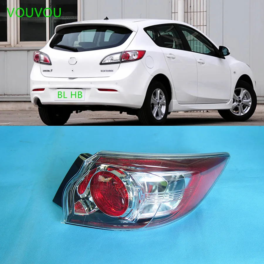 

Car accessories body part 51-150 depo brand outside tail lamp for Mazda 3 BL 1.6 hatchback 2008-2013 216-1982L-UE halogen red