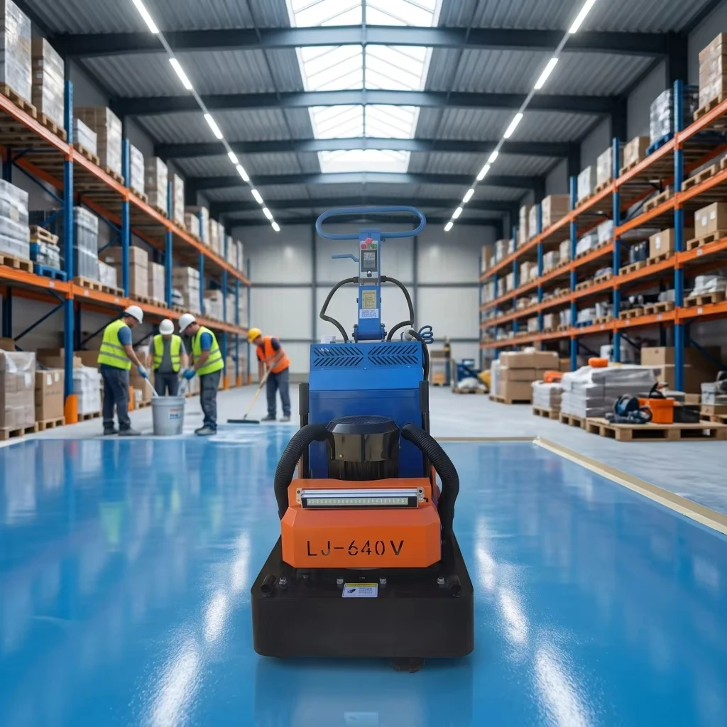 

Dust Free 9KW 12 Discs Manual Concrete Floor Grinder Polisher Machine for Cement Terrazzo Epoxy Surface