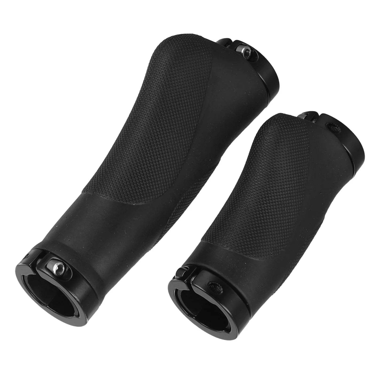 Mountain Bike Handlebar Rubber Meatball Silicone Anti Slip Absorber Electric Bike Throttle Handle Long Replace Short Lock Grip