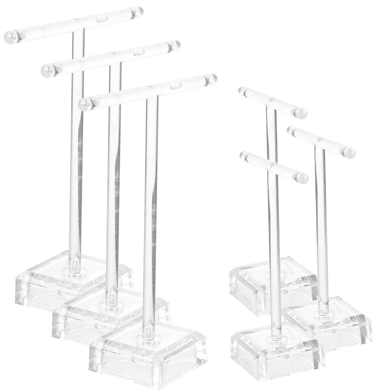 

6 шт., акриловая подставка для ушей, компактная стойка для сережек, органайзер для бутикового стола, стойка для сережек для личного использования