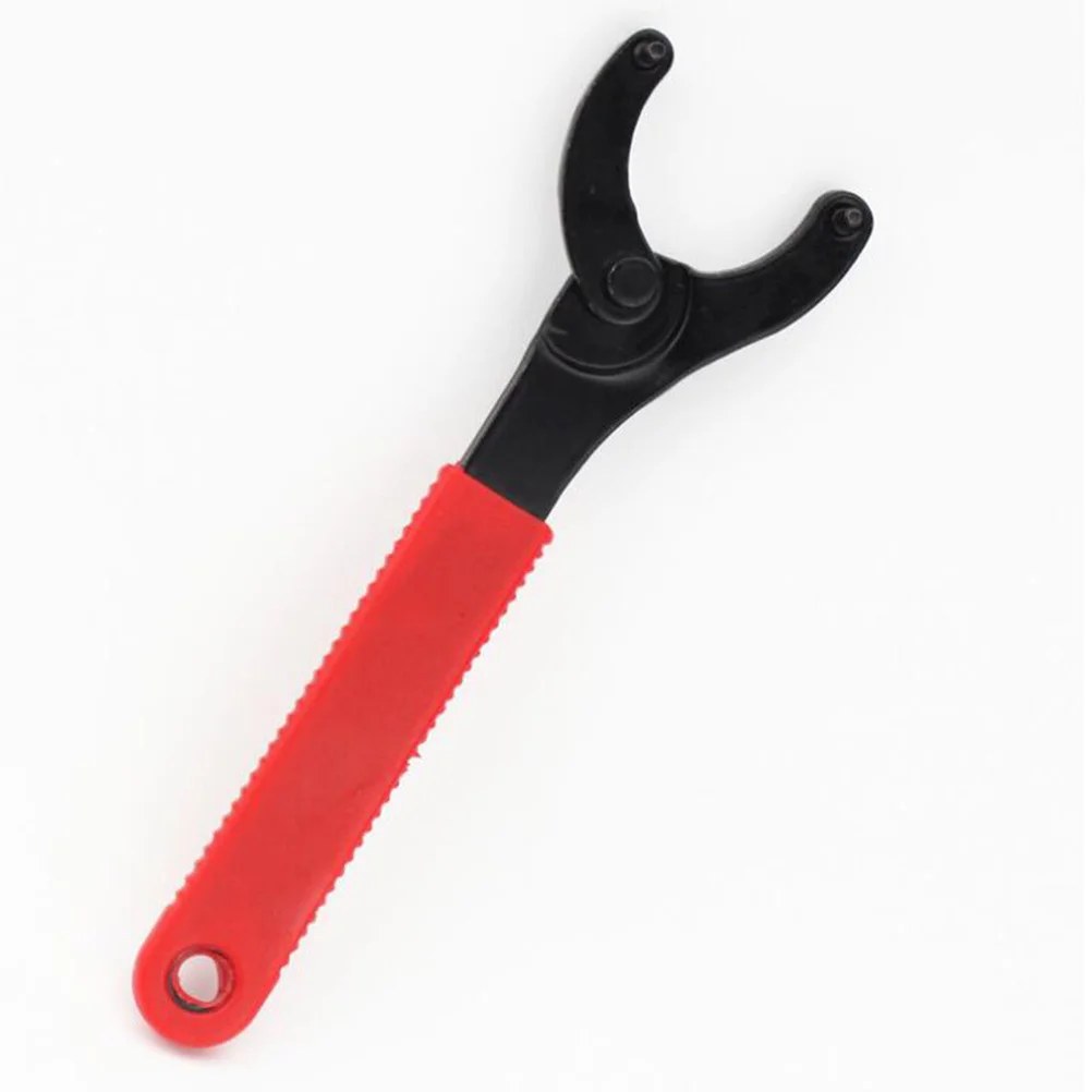 

Central Shaft Wrench Bicycle Red Disassembly Spanner Tool Flywheel Adjustable Durable Plastic Handle Anti Skid Maintenance