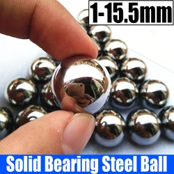 2-100PCS Solid Bearing Steel Ball High Precision GCR15 Chromium Steel Ball Smooth Bearing Round Ball Dia 1mm-15.5mm
