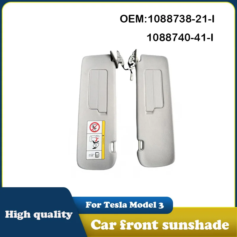 1088738-21-I 1088740-41-I Car front sunshade Vanity Mirror Sun Visor For Tesla Model 3 2017-2023 Automotive interior accessorie