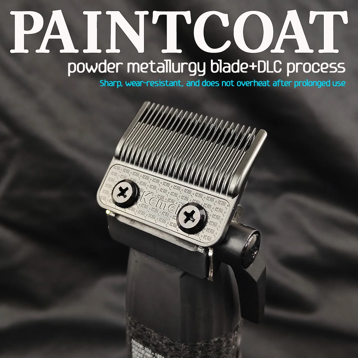 KM-1670 Professional Electric Hair Clipper 9000RPM High Speed Motor 2500mAh with Base Hair Trimmer for Man Barber Shop Gradient