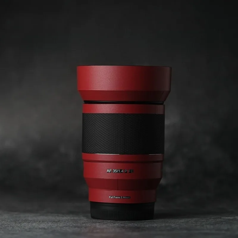 For Samyang AF 35mm F1.4 P FE III For Sony E Mount Lens Sticker Vinyl Wrap Film Lens Body Protective Sticker Protector Coat