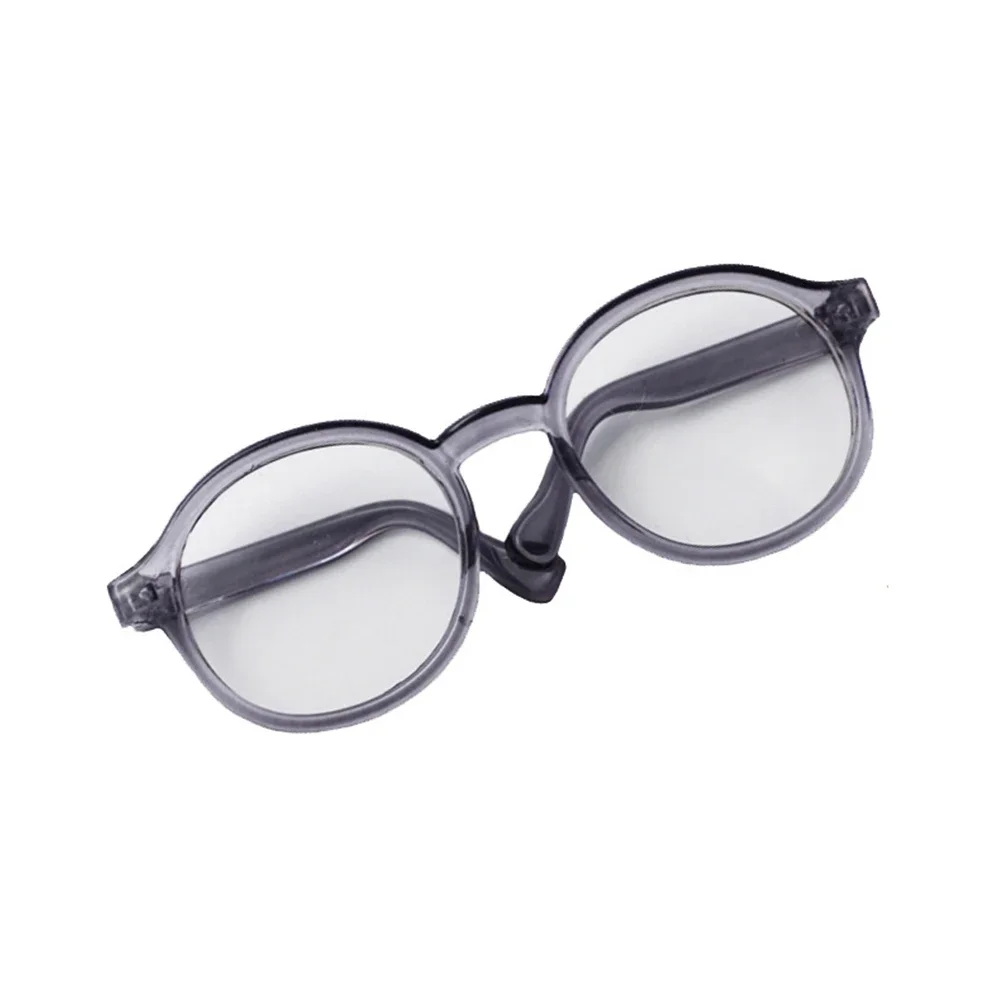 6,5 cm transparente Kunststoffbrille für 1/8 1/6 1/3 1/4 BJD für Labubu MSD SD Plüsch für EXO Doll Sonnenbrille