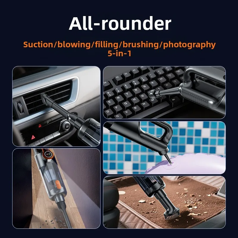 Handheld Car Vacuum Cleaner 17000PA High Power Strong Suction Household/Car Large Suction Vacuum Cleaner Convenient - Image 3