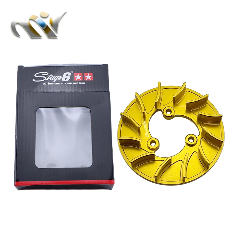 Stage6 For Yamaha JOG50 3KJ 3YK 3YJ ZR EVO SA-16 JOG90 3WF BWS100 4DM Motorcycle Racing Parts Generator Cooling Fan Comp