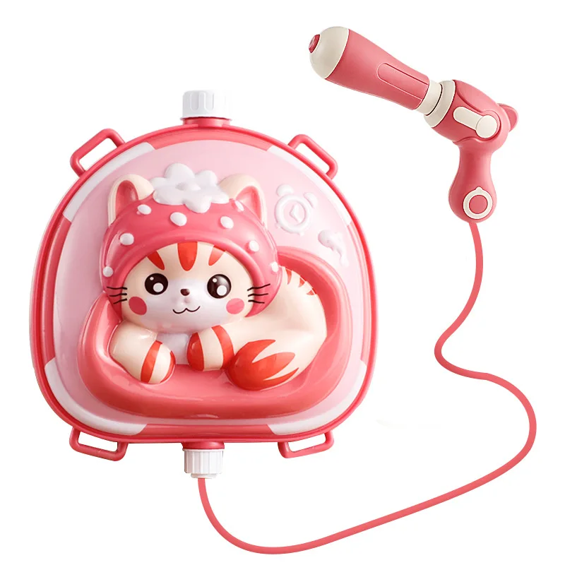 Kinderrugzak Waterpistool Speelgoed voor de zomer Nieuw uittrekbaar waterpistool Strandgevecht Speelspeelgoed Waterspuitpistool