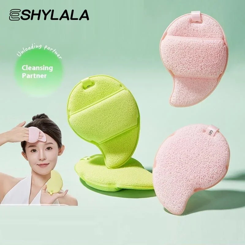 1 pçs esfoliante limpeza puff remoção de cravo máscara de lama rosto lavagem esponja limpador removedor de maquiagem espuma esponja rosto almofadas limpas