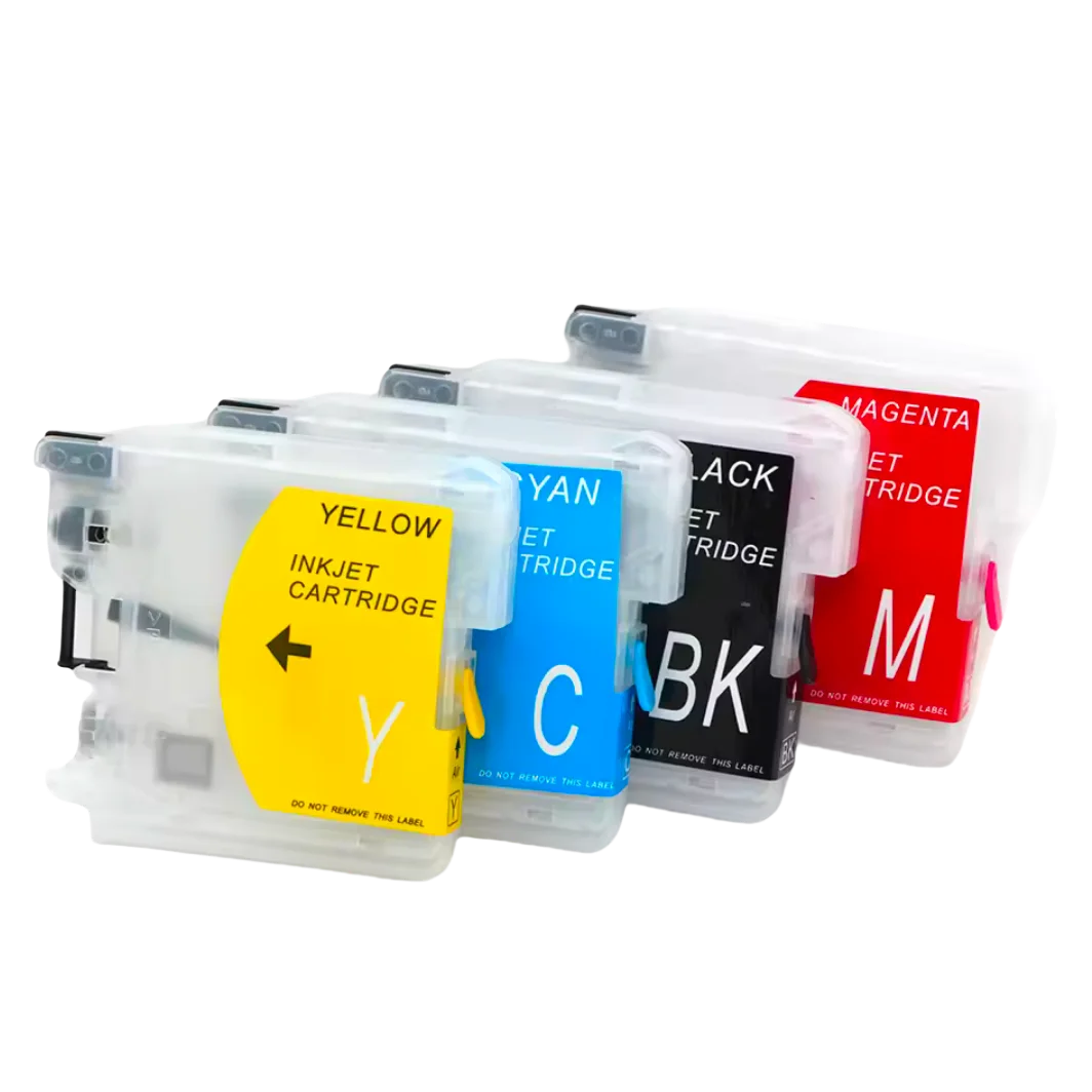 

Для Brother LC38 LC39 LC61 LC65 LC67 LC980 LC990 LC1100 LC16 многоразовый картридж для Brother DCP-J140W/145C/165C/185C