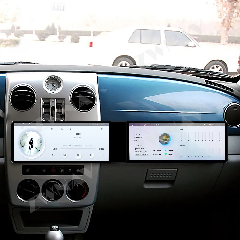 

Android 13 12.3" Hd Touch Dual-Screen For Chrysler PT Cruiser 2005-2010 Car Gps Multimedia Player Car Media Interior Accessories