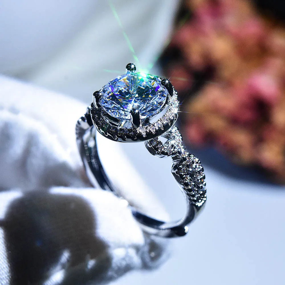 S925 Sterling Silver Ring, New Eight Hearts Eight Arrows Full Diamond Adjustable Open Ring, Couple Engagement Ring for Women