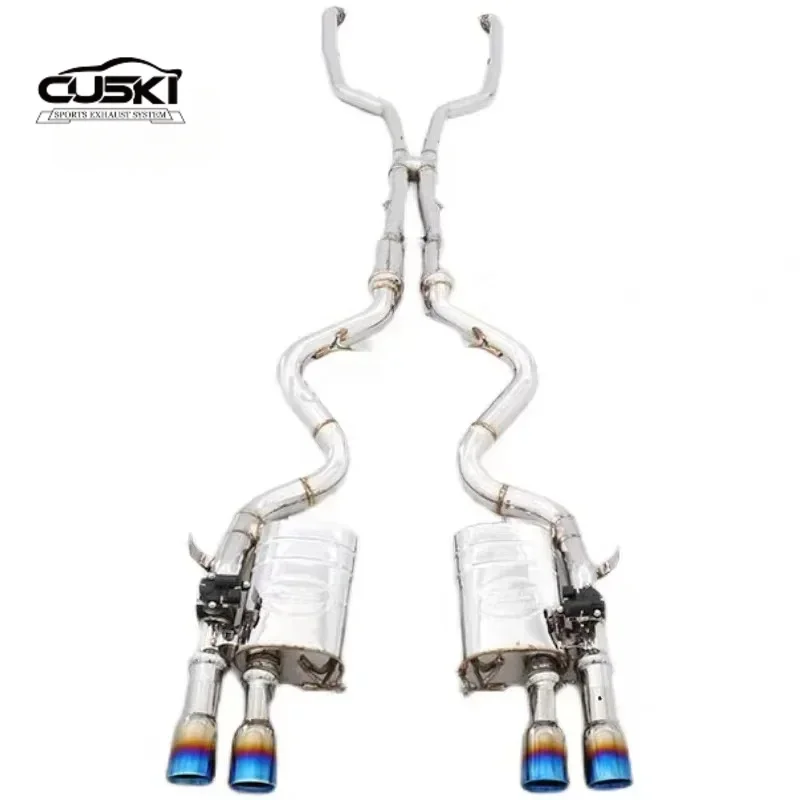 High Flow catback Exhaust  For BMW M3 E92 4.0L 2008-2013 quality Stainless Steel Exhaust Modification Accessories car Exhaust