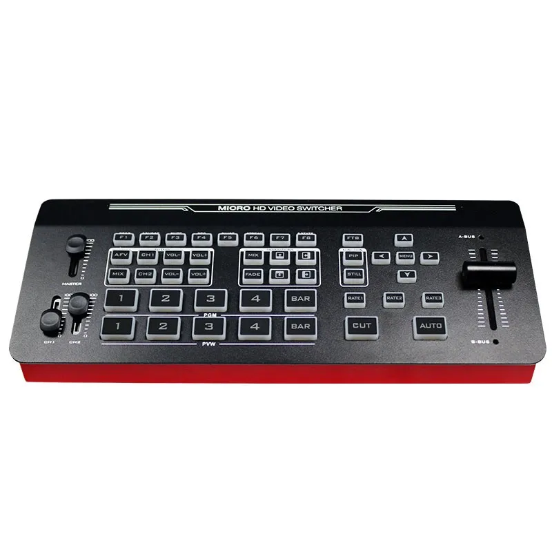 

Multi Format Video Mixer Switcher USB3.0 4xHDMI Inputs Camera Production Youtube Live Streaming