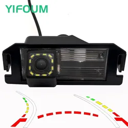 For Hyundai i10 i20 i30 ix55 Genesis Elantra Atos/Kia Soul Pride Morning AHD Fisheye Dynamic Trajectory Car Rear View Camera