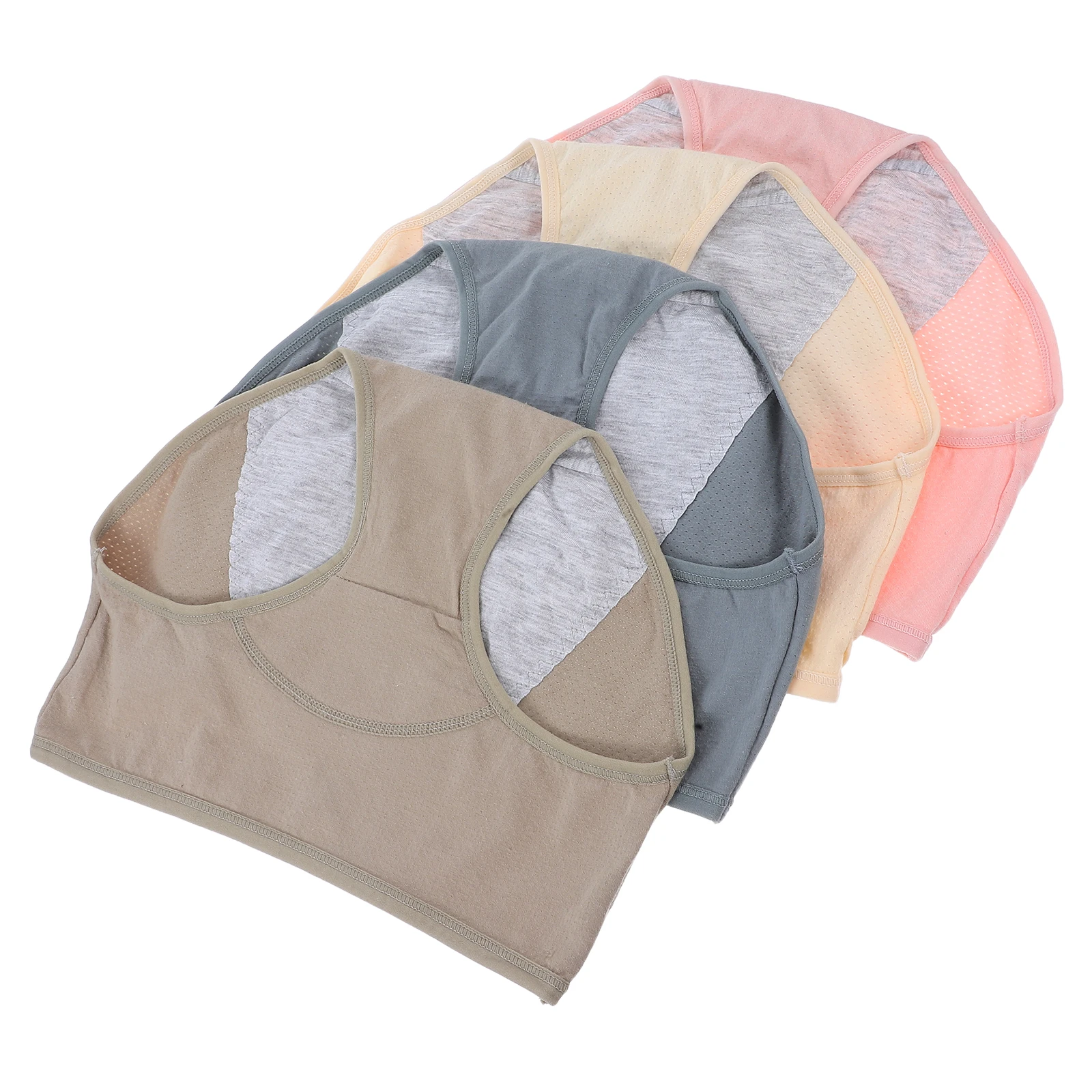4 قطعة ملابس داخلية للحيض للنساء سراويل قصيرة مانعة للتسرب مقاس M ناعمة قابلة للتنفس من القطن متوسطة الارتفاع فترة التدفق الثقيل مريحة