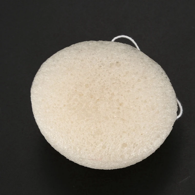 Éponge naturelle pour livres Konjac, visage blanc, 10 pièces