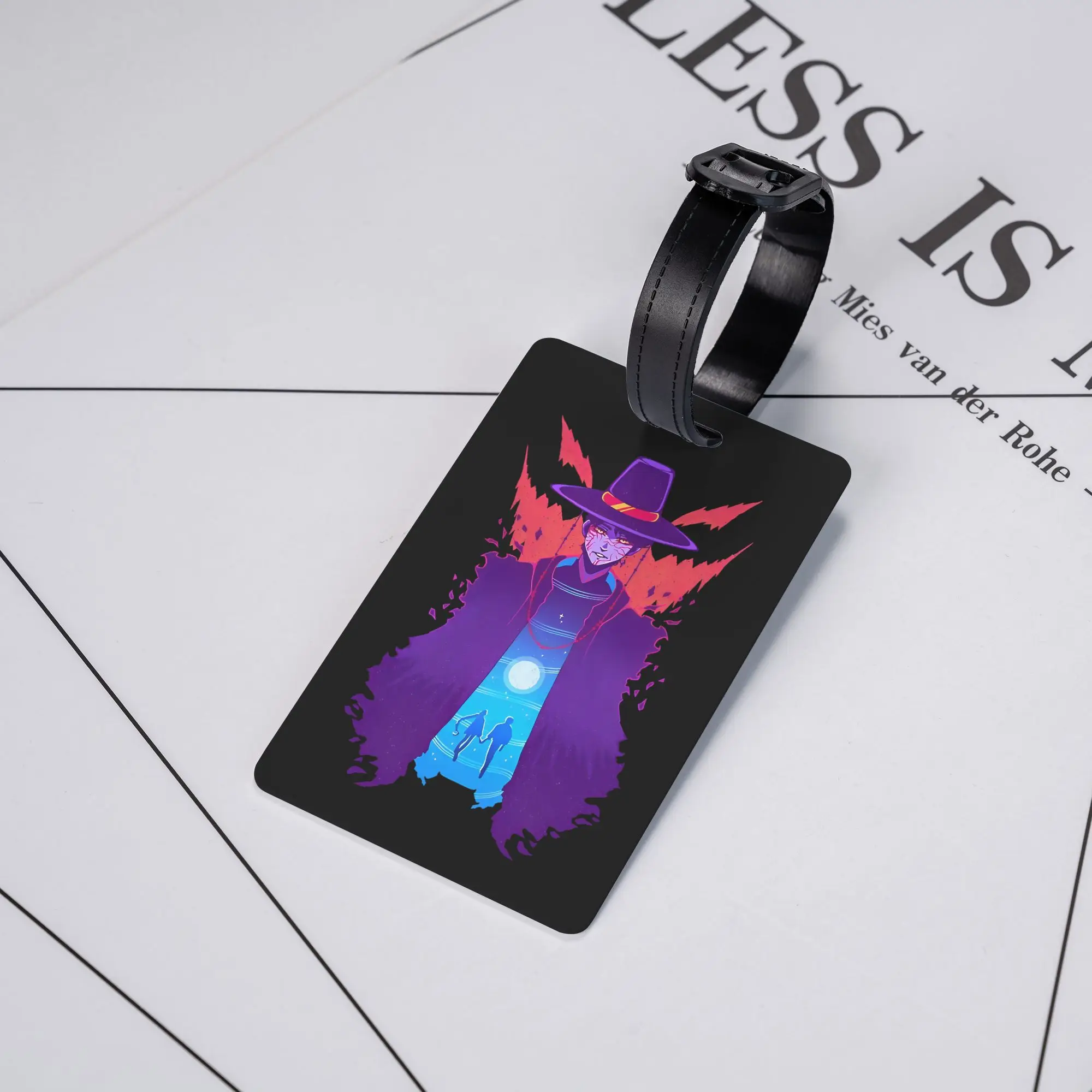 

Jinu KPop Demon Hunters Luggage Tags Suitcase PVC Plastic Travel Accessories Holder Baggage Tag ID Address Baggage Tag Gifts