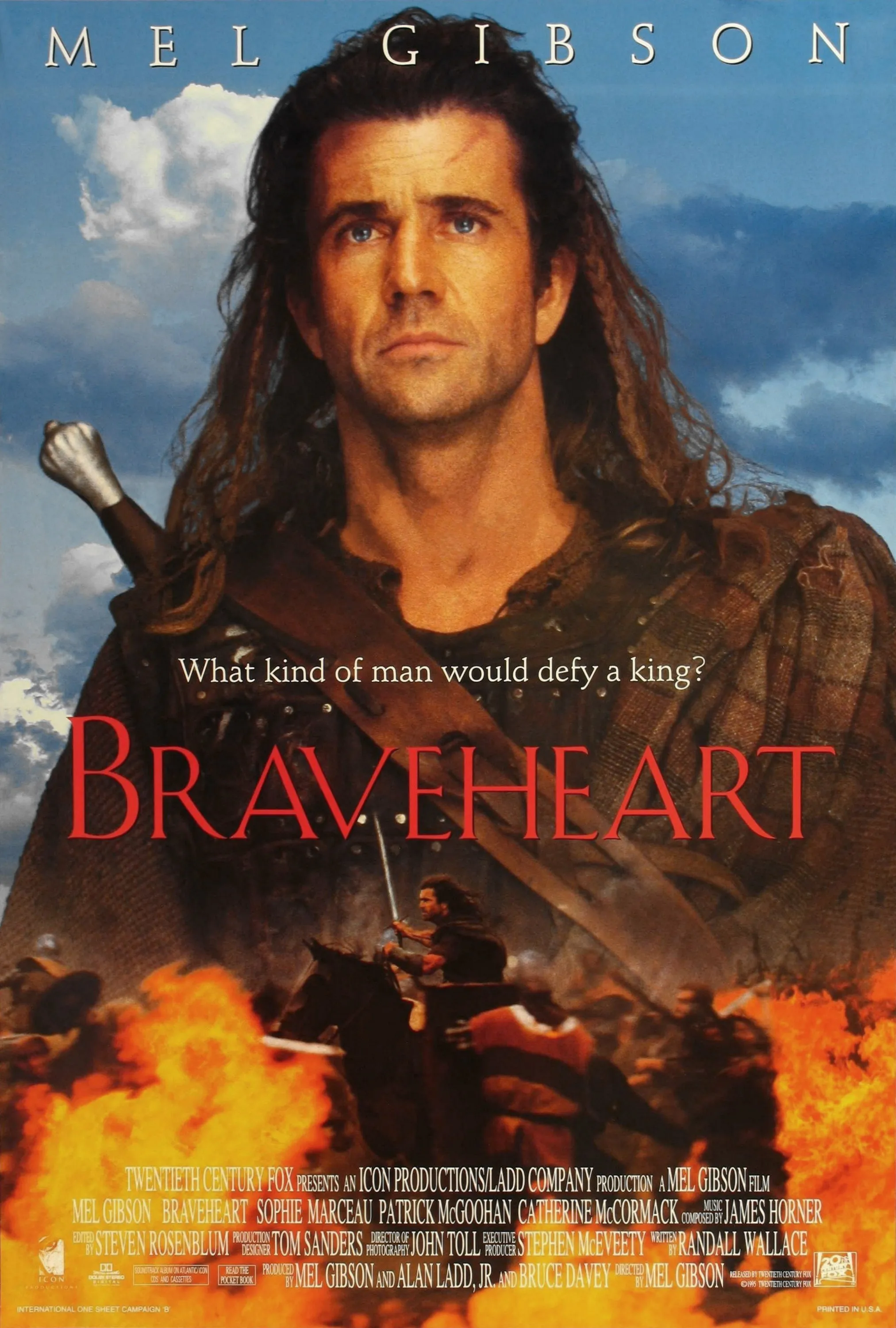 Sophie Marceau Film Braveheart (1995) Poster Wall Art Rome Decoration