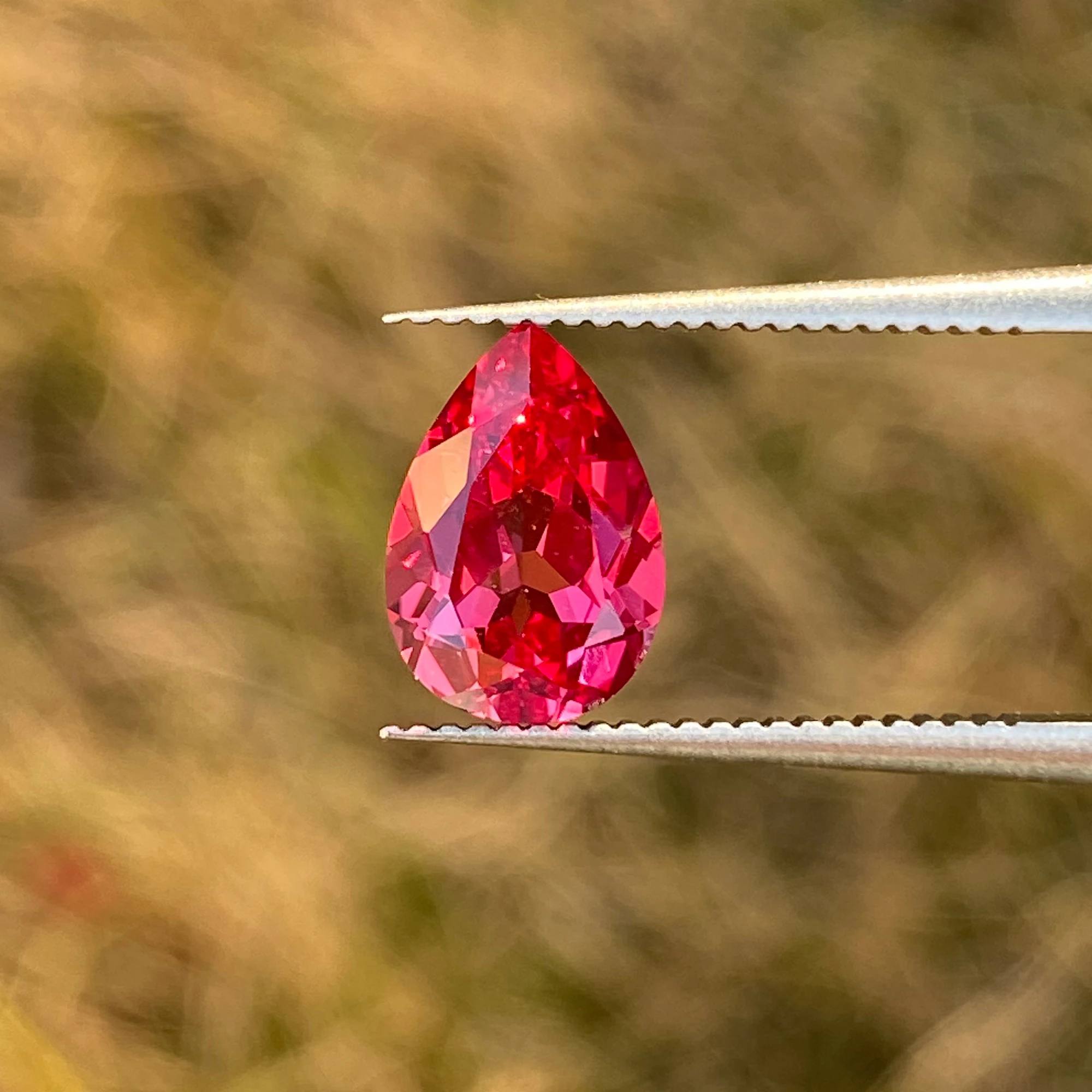 Eme jewe مختبر نمت الياقوت Papalocha الكمثرى قطع الأحجار الكريمة للسحر مواد صنع المجوهرات المتقدمة مع شهادة DIY بها بنفسك #4