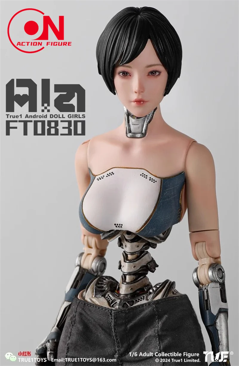 True1Toys 1/6 FT0830 Android Ala Semi-mechanical Action Figure 12'' Female Soldier Figurine Full Set Collectible Model Toy
