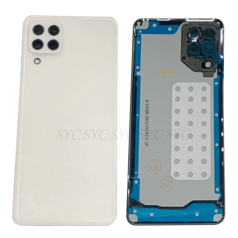 Rear Door Battery Cover Housing Case For Samsung A22 A225 4G Back Cover with Camera Lens Logo Repair Parts