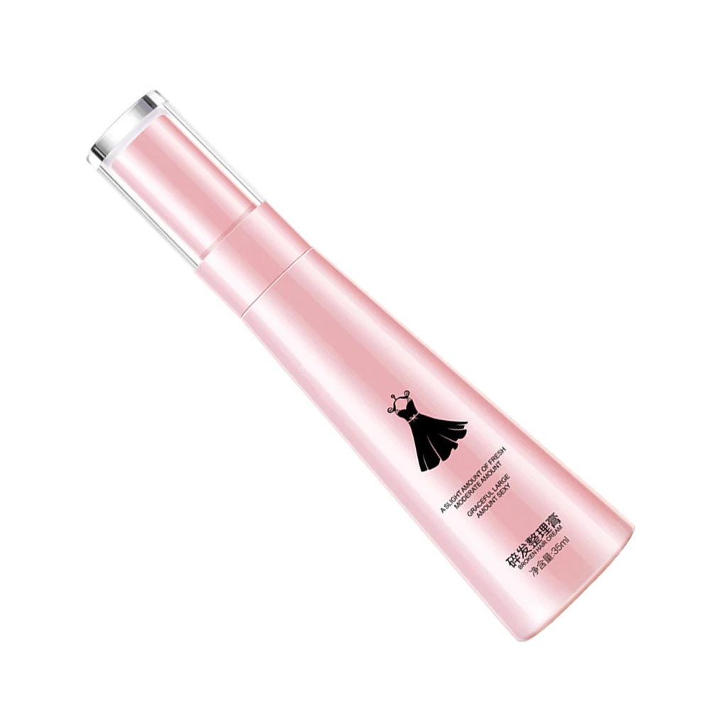 

1 шт., Frizz Fix, женский стильный формовочный фиксатор, 35 мл, розовый, сильная фиксация, легко мыть волосы, финишный крем для волос для женщин, крем
