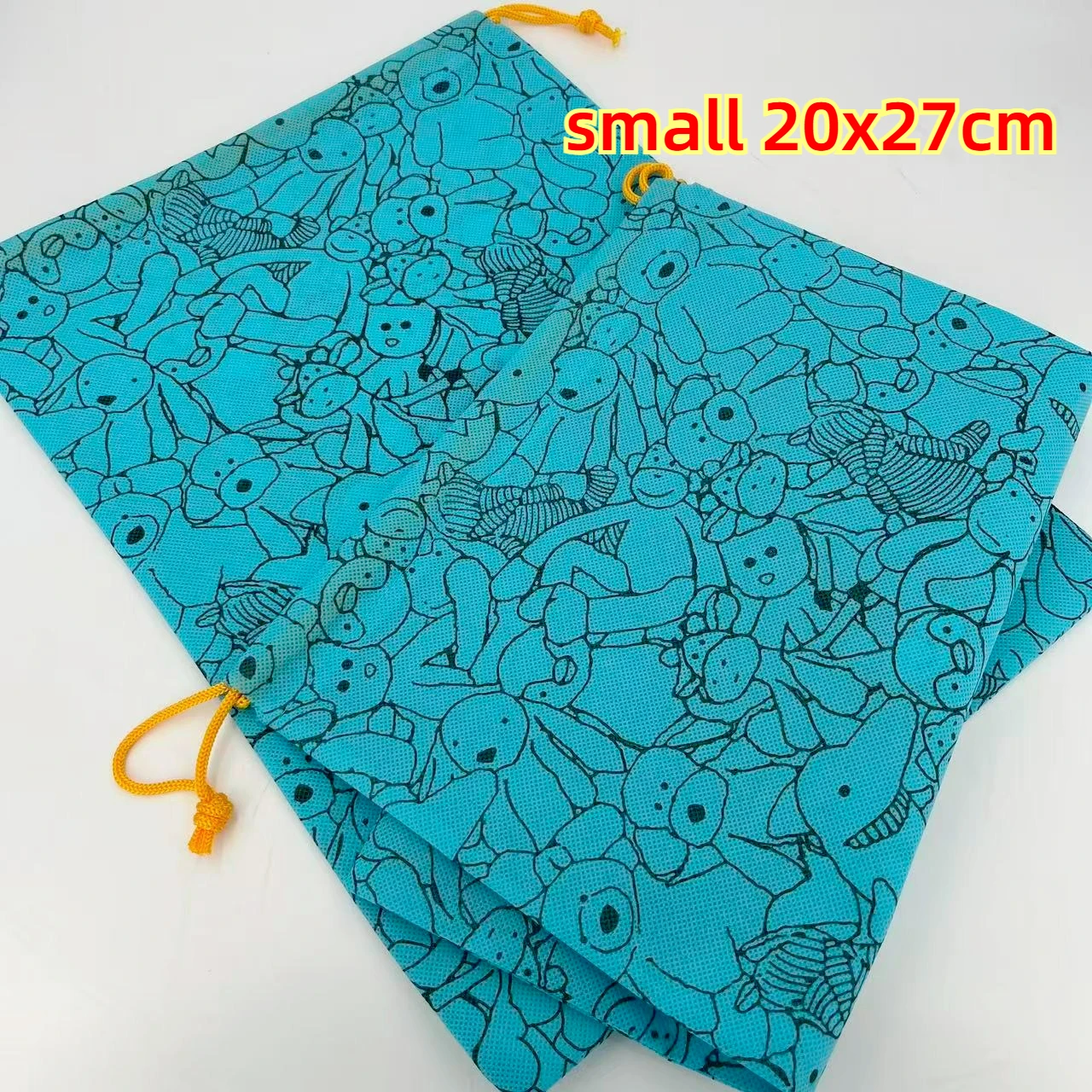 Kawaii Blue Non-Woven Doll Gift & Storage Bag