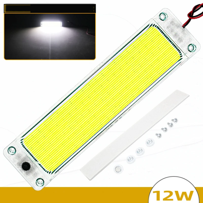 

12-24VCOB compartment lamp panel Waterproof Caravan Motor Auto COB Panel LED Interior Light Bar others Car Light Accessories