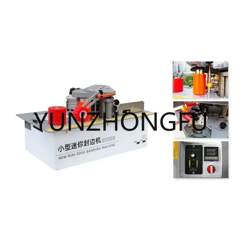 Mini 220V  Can Be Used With Saw Table 1200W Woodworking Portable Edge Banding Machine Home Improvement