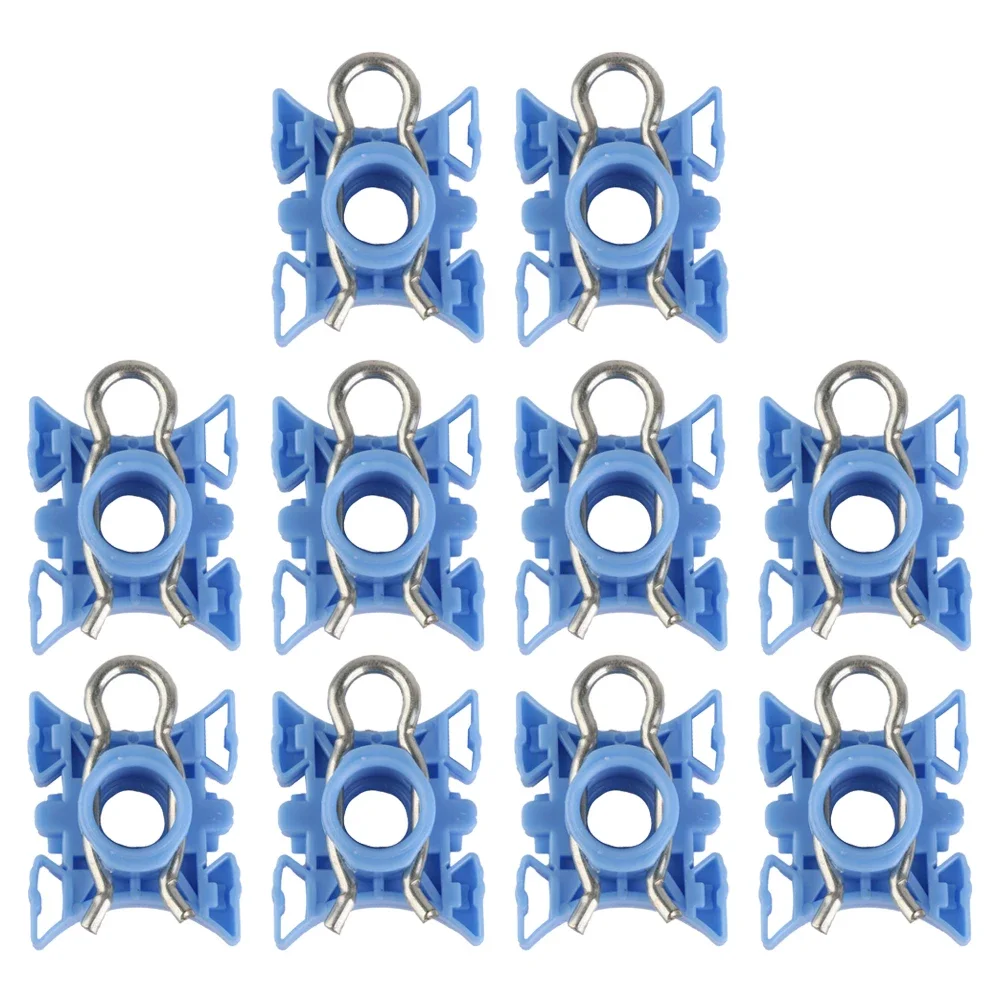 Improve Window Regulator PerFor Formance With 10X Lifter Sliding Pivot Clips For For BMW E32 E34 E36 Z4 Blue Color