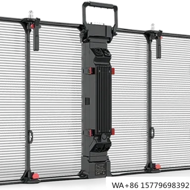 Transparent LED Film Display Adhesive Panel for Indoor Outdoor Advertising & Stage Curtains