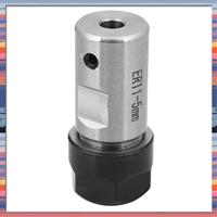 AFBC 7Pcs Steel ER11 Spring Collet 1/2/3/4/5/6/7Mm With 5Mm ER11A Extension Rod Motor Shaft Holder